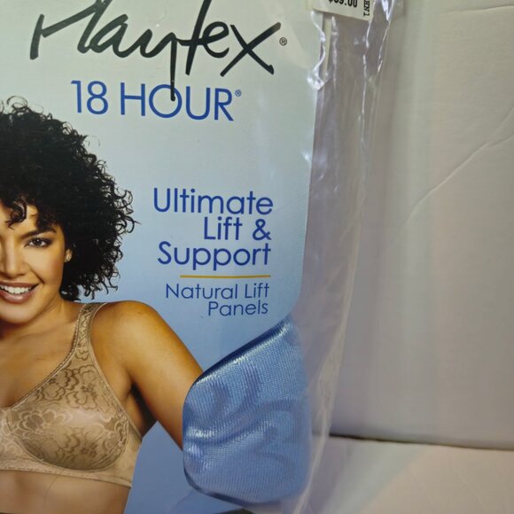 Playtex 18 Hour Ultimate Lift & Support Zen Blue Bra Size 38DD - Picture 2 of 6